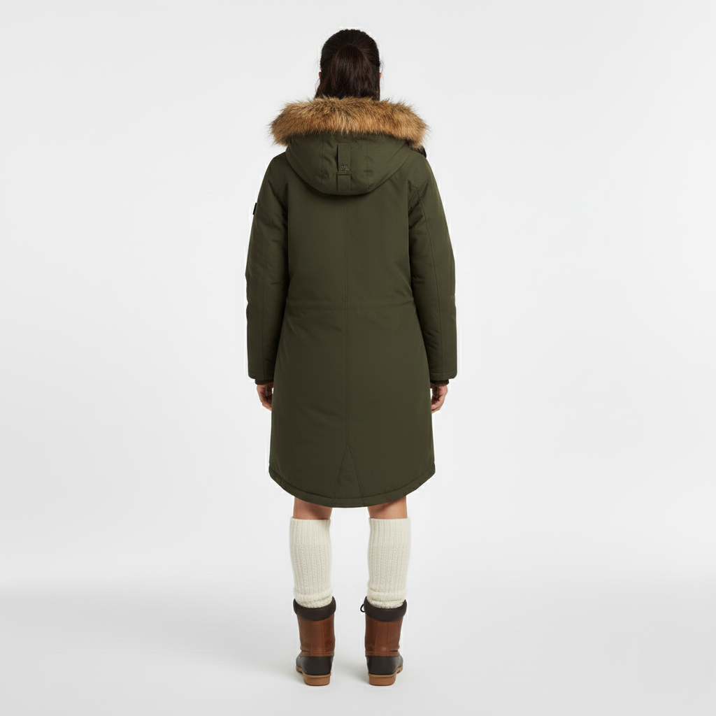 Faux-Fur Trim Parka