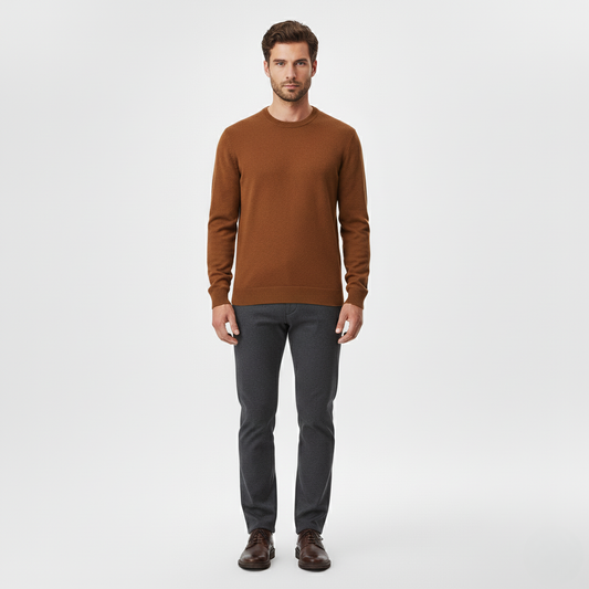 Crew Neck Knit Sweater