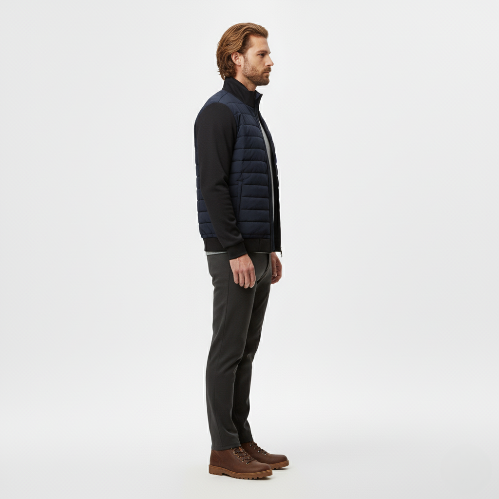 Lightweight Quilted Zip Jacket
