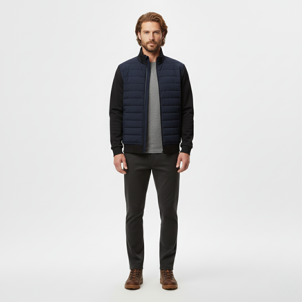 Lightweight Quilted Zip Jacket